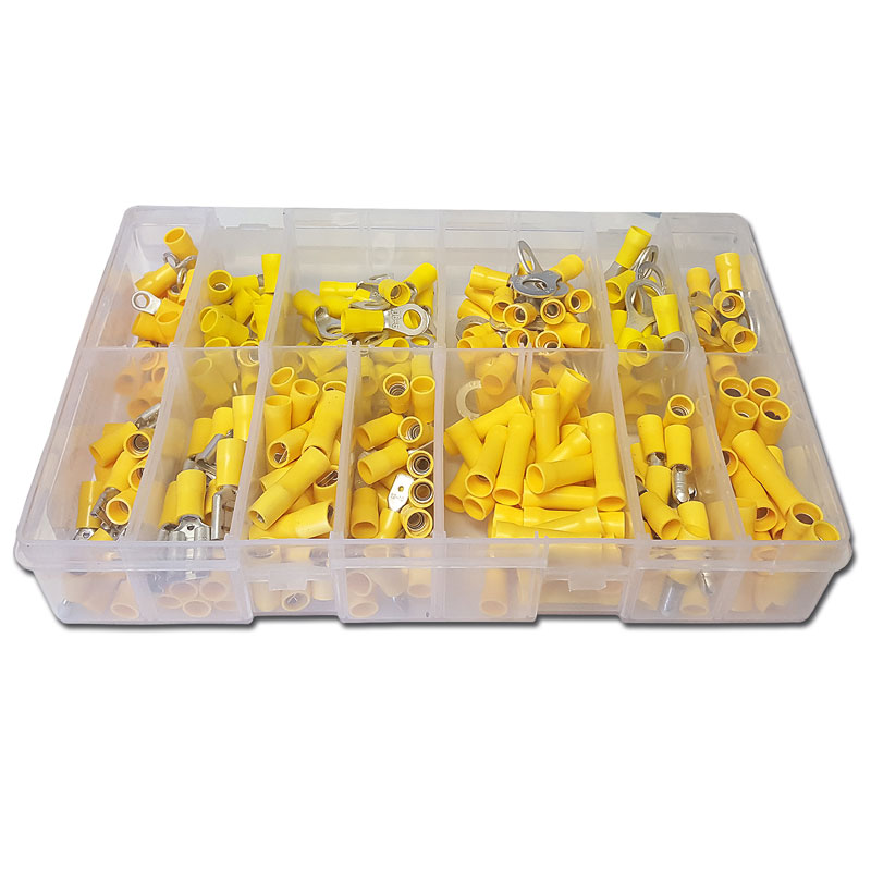 Asstd Yellow Pre-Insulated Tmnls Box260pc