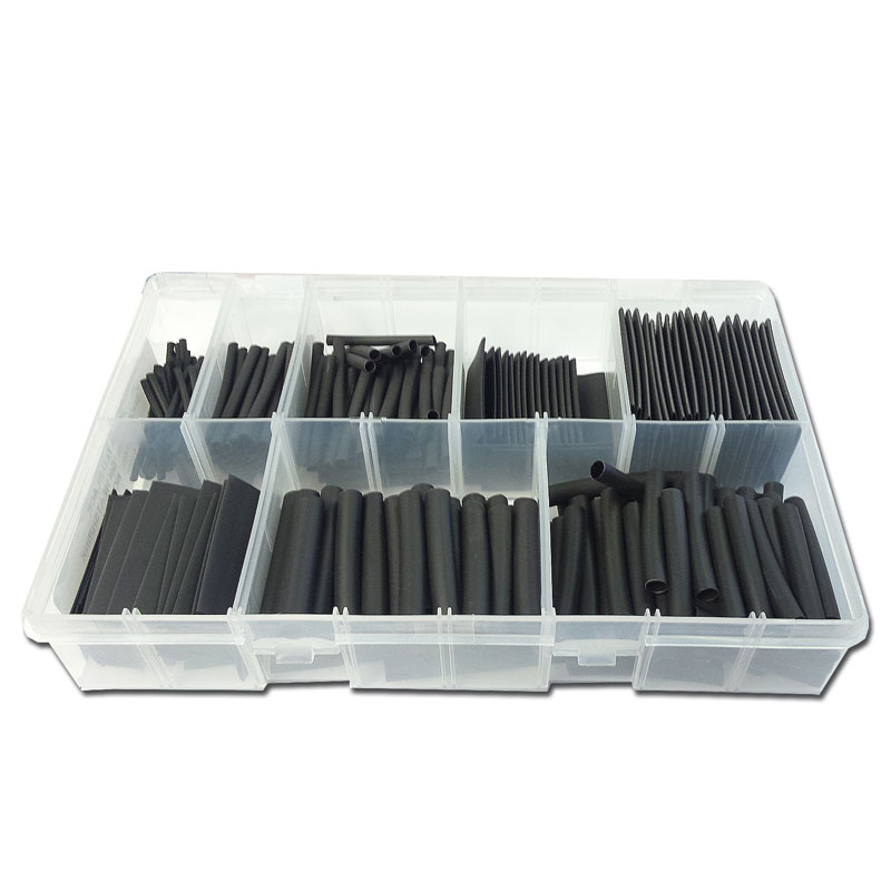 Asstd Pre-Cut HeatShrink Tubing Box355pc