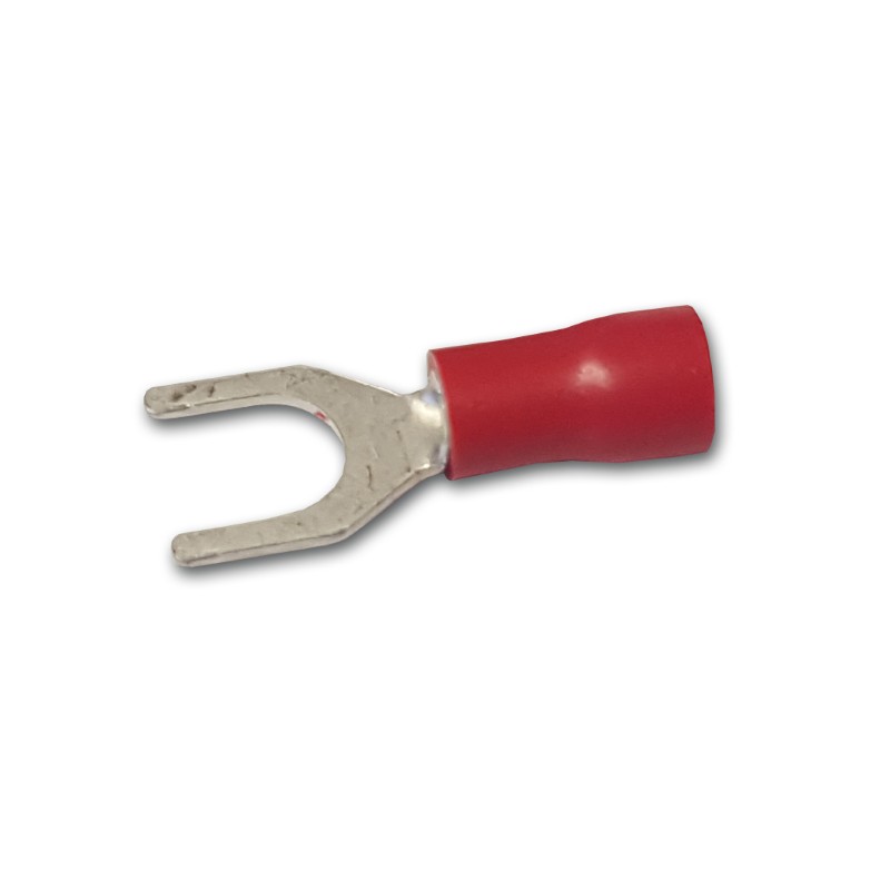Red Fork 5.3mm (2BA) Terminals Pk100