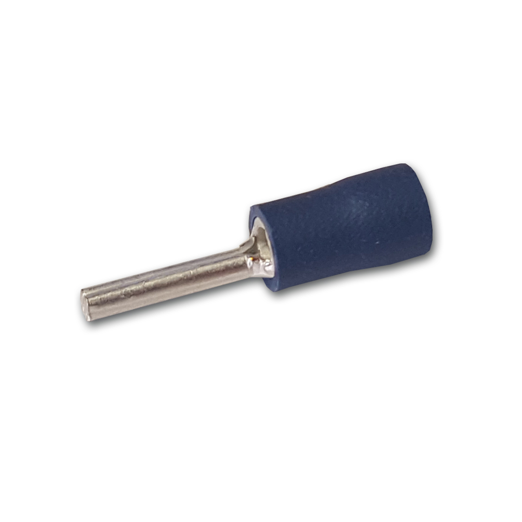 Blue 12mm Pin Terminals Pk100