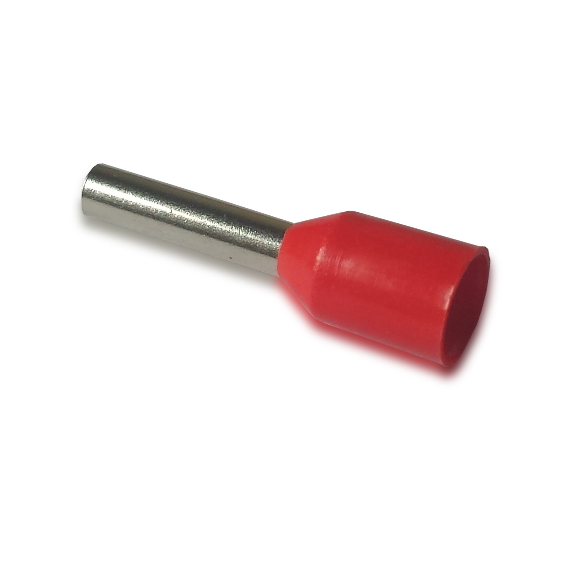 Sgl Cd/End Tnl 1.0mm2 x8.0mm Red Pk100Single Cord End Terminal Ferrule x100