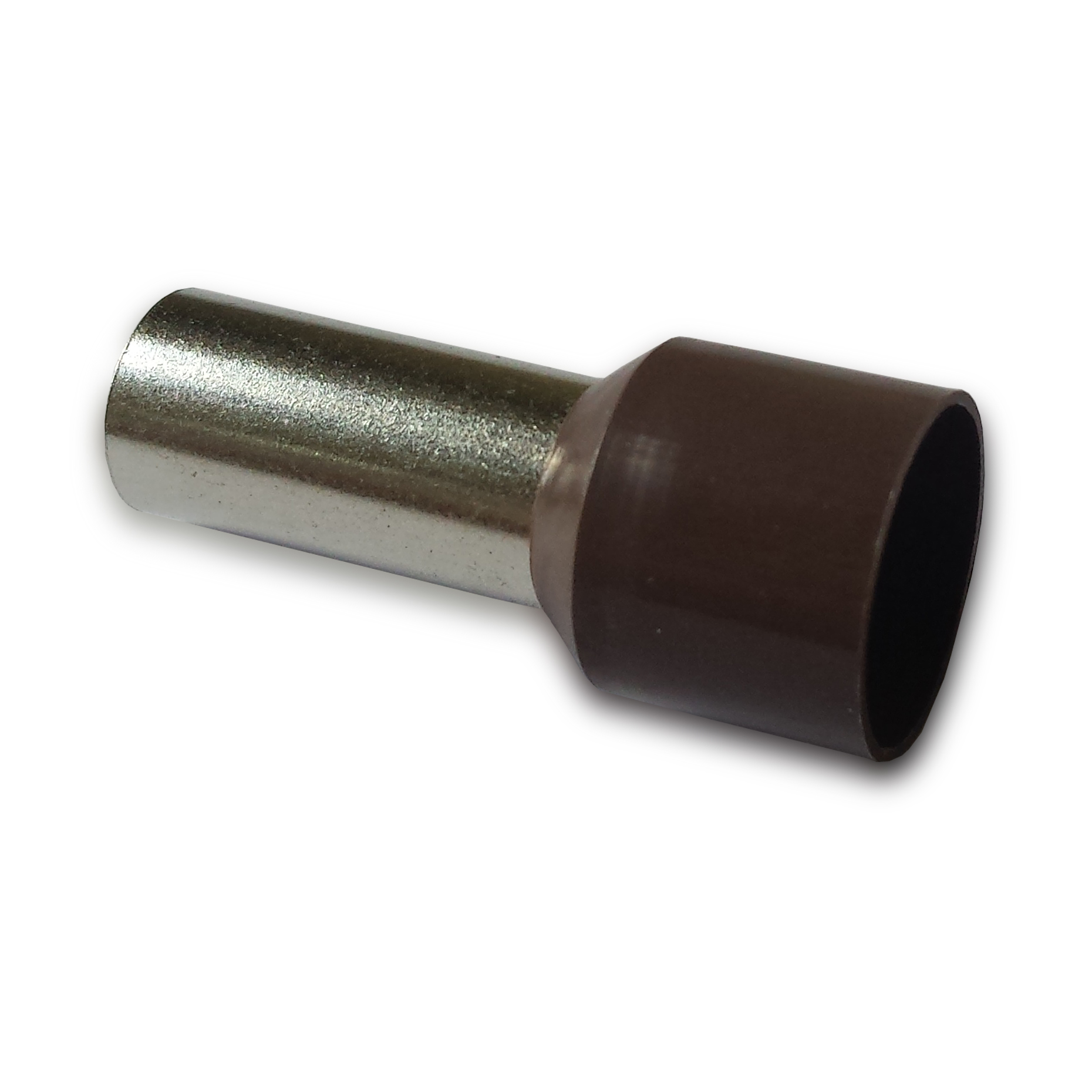 Sgl Cd/End Tnl 25.0mm2 x16.0mm Brown Pk100Single Cord End Terminal Ferrule x100
