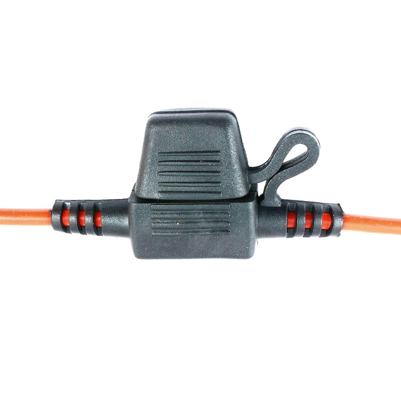 Splash-proof ATO Fuse Holders - 30A Pk10Red Wire