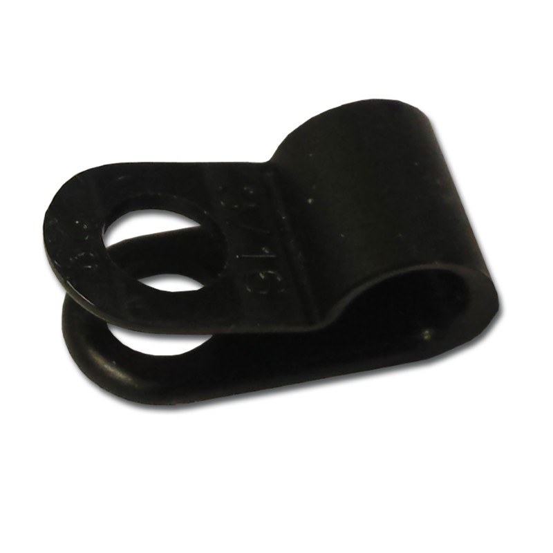 Black P-Clip 19.0mm Pk100