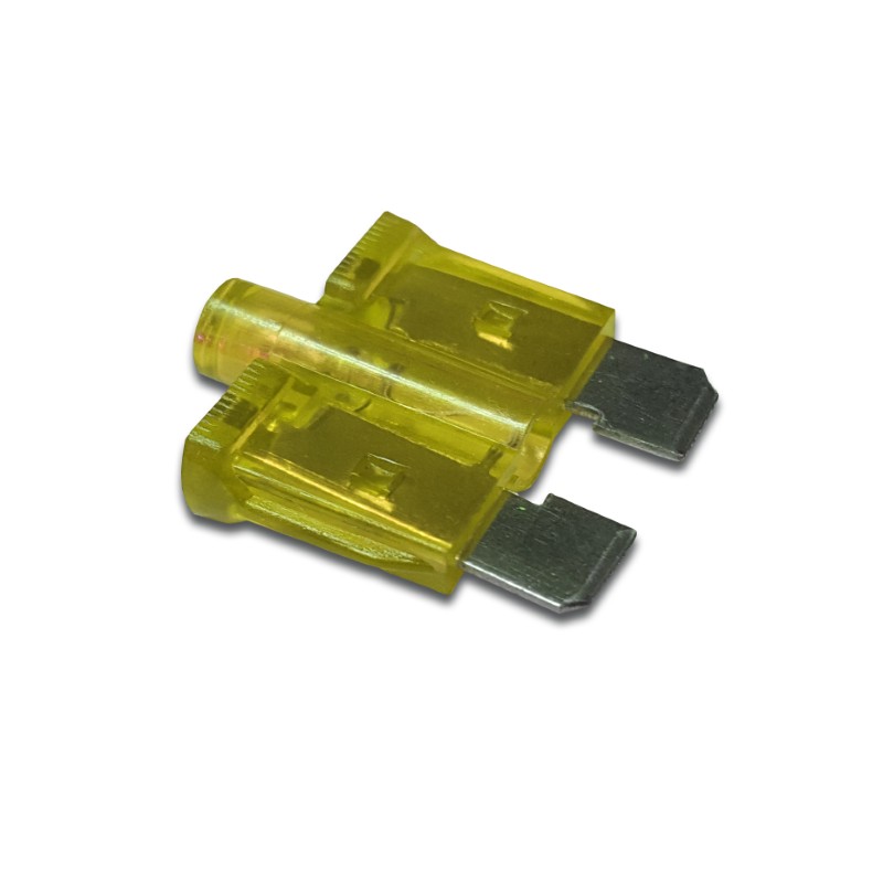 LED Glo-Blow Std Blade Fuse 20Amp Pk2520 Amp - Light Yellow /