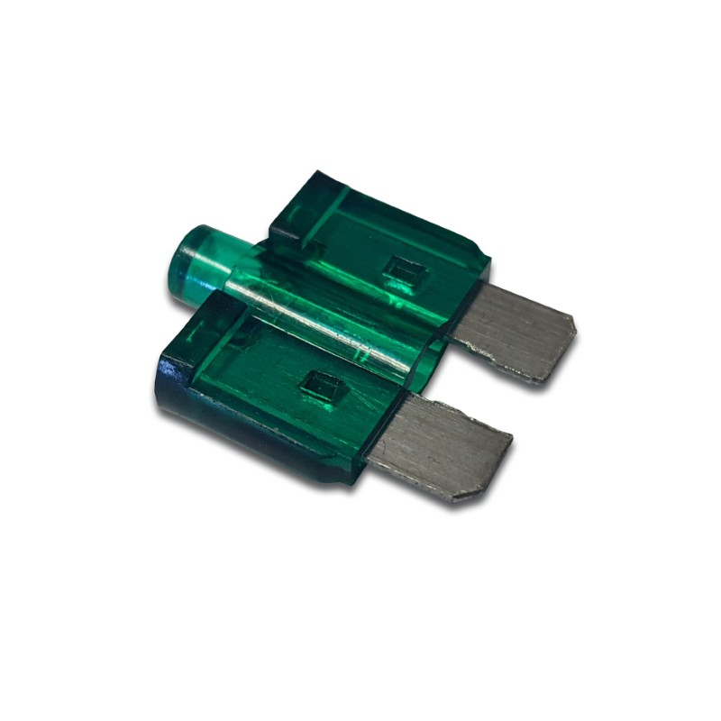 LED Glo-Blow Std Blade Fuse 30 Amp Pk2530 Amp - Green /