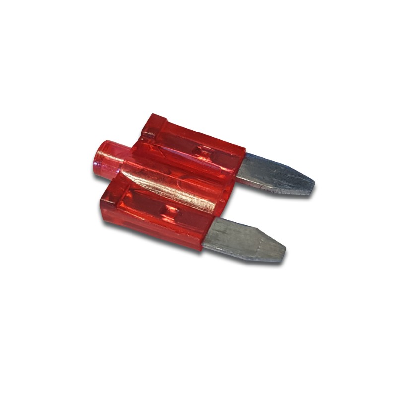 LED Glo-Blow Mini Blade Fuse 10 Amp Pk2510 Amp - Red /
