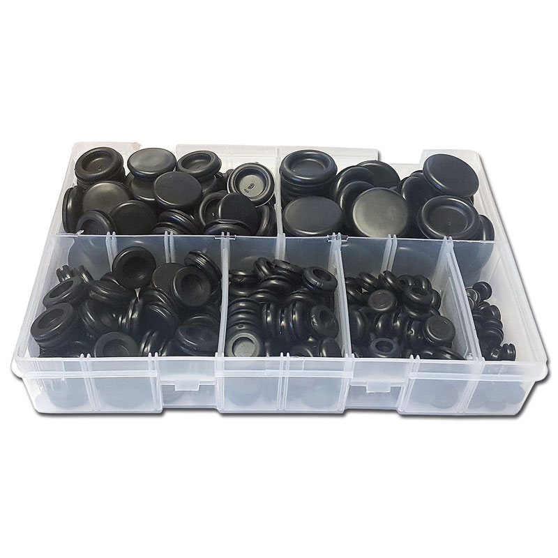 Assorted Blanking Grommets Box280pc6mm to 25mm