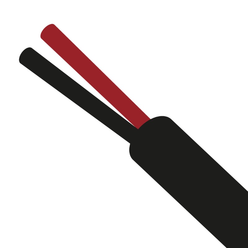 Flat Twin Auto Cable 14/0.30 100M2x14/0.30 | 8.75 Amp | 2x 1mm2