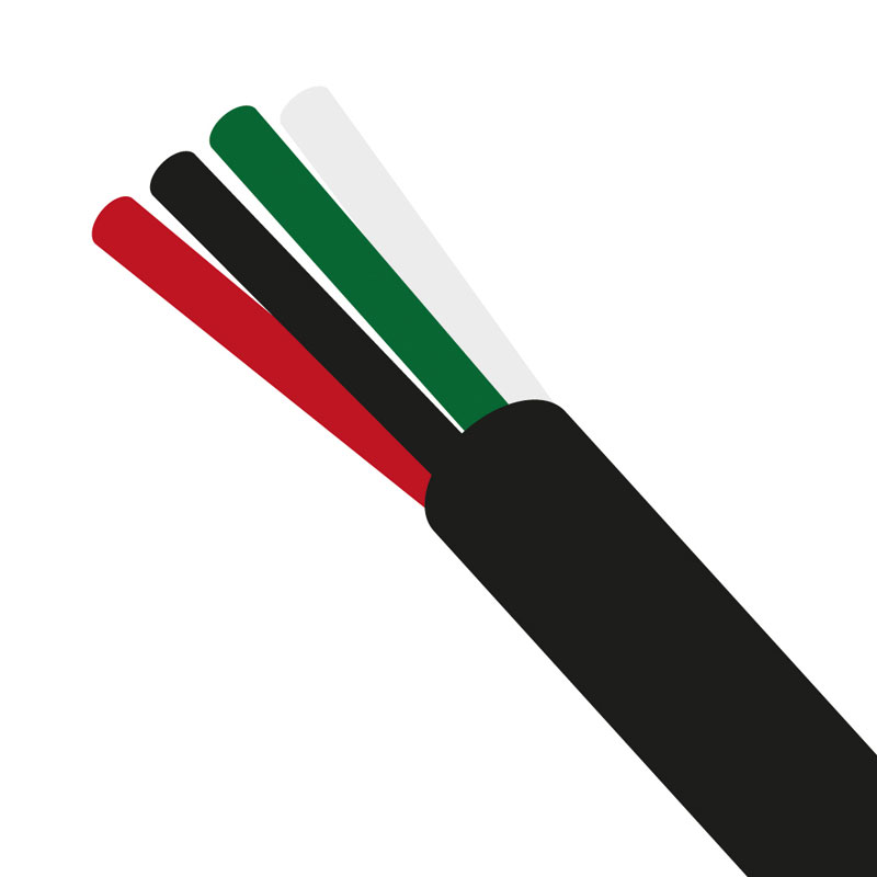 4 Core Auto Cable 4 x 0.65mm2 30M