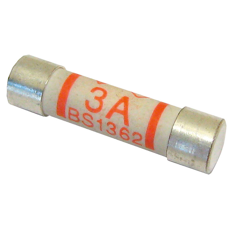 Domestic Plug Fuses BS1362 - 3 Amp Pk50