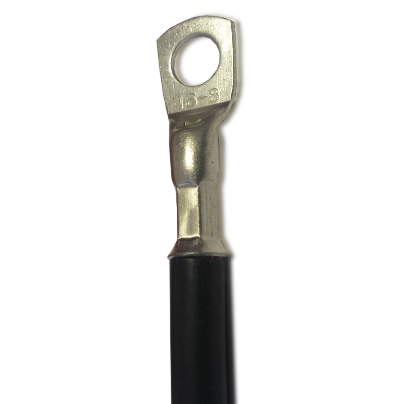 BatSwch Strt Cble 600mm( 24in.) 16mm2 BlkBattery Switch Starter Cable Pk 1