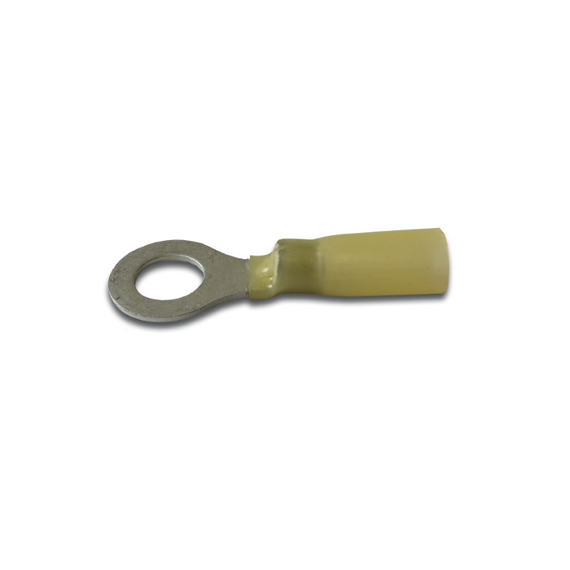 Yellow Heat Shrink Ring 6.4mm Pk25