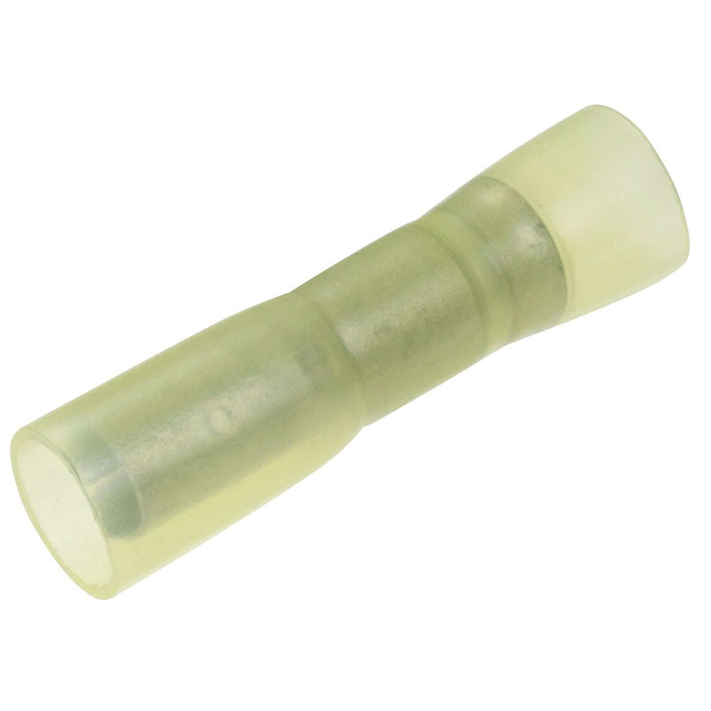 Yellow Heat Shrink Female Bullet 5mm Pk254.0 - 6.0mm2 (12-10 AWG)