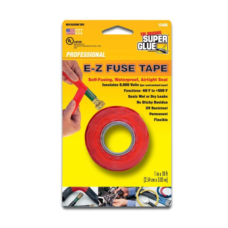 Red EZ Fuse Tape 3.05m Roll Qty 1