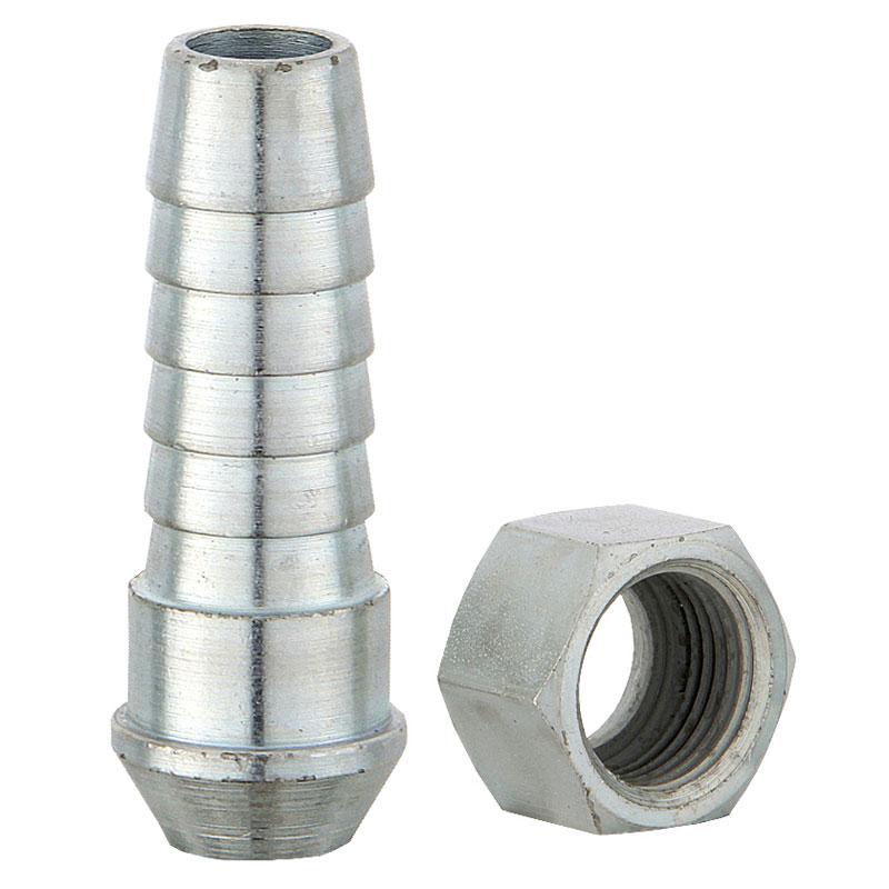 PCL Hose Tailpce c/w Nut 1/4 BSP Pk5 Prs