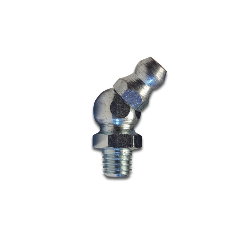 M10 x1.0mm 45deg Angled Grease Nipple Pk25