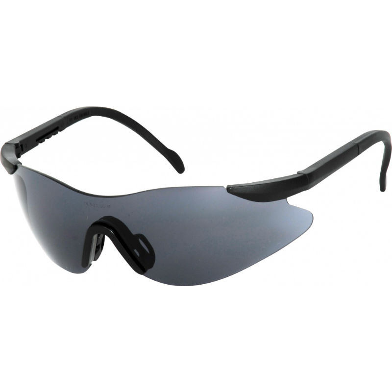 Wrap-Around Safety Spec C/W Cord Smoke 1prEN166:2001  Low Impact / Scratch Resistant