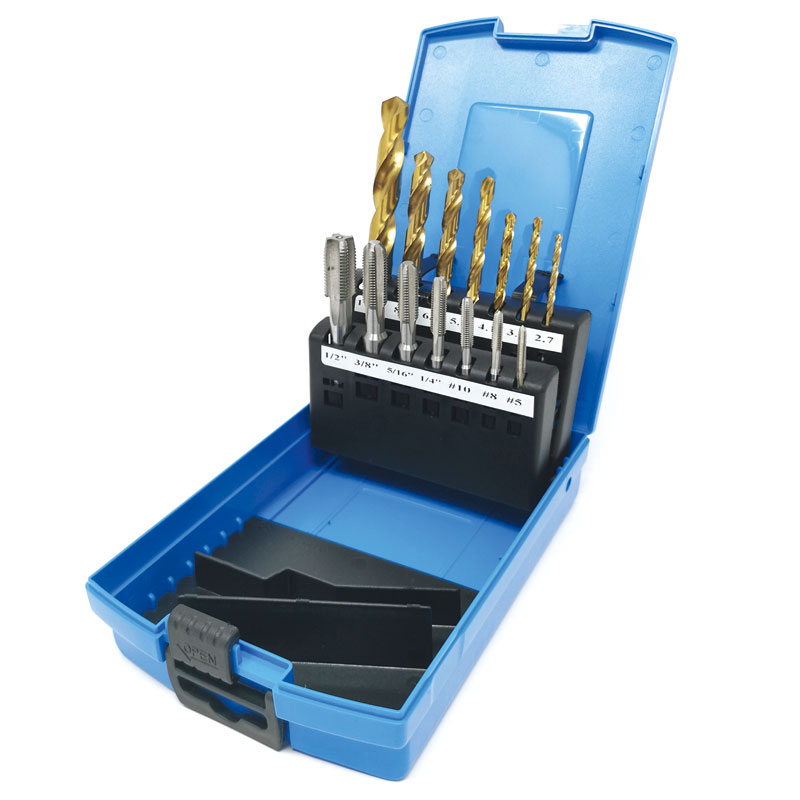 14 Pce Drill & Imperial Tap Set
