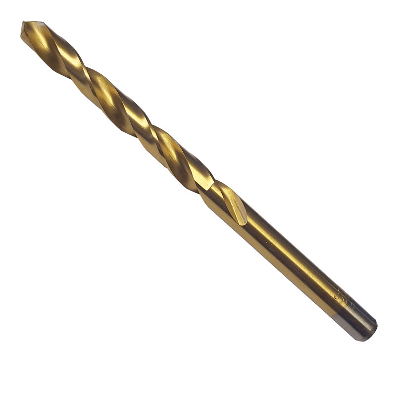 1.0mm TiN Coated Twist Drill Pk101.0mm / Bright TiN Coating