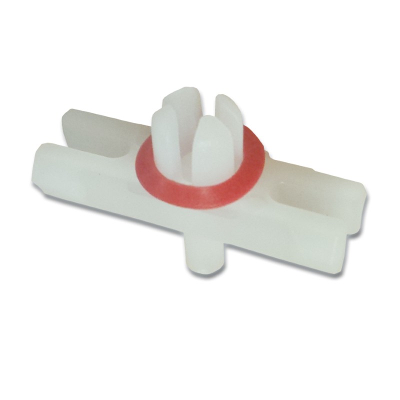 Audi/VW White Moulding Clip Pk5018mm x 5mm x 5mm Stem Diam.