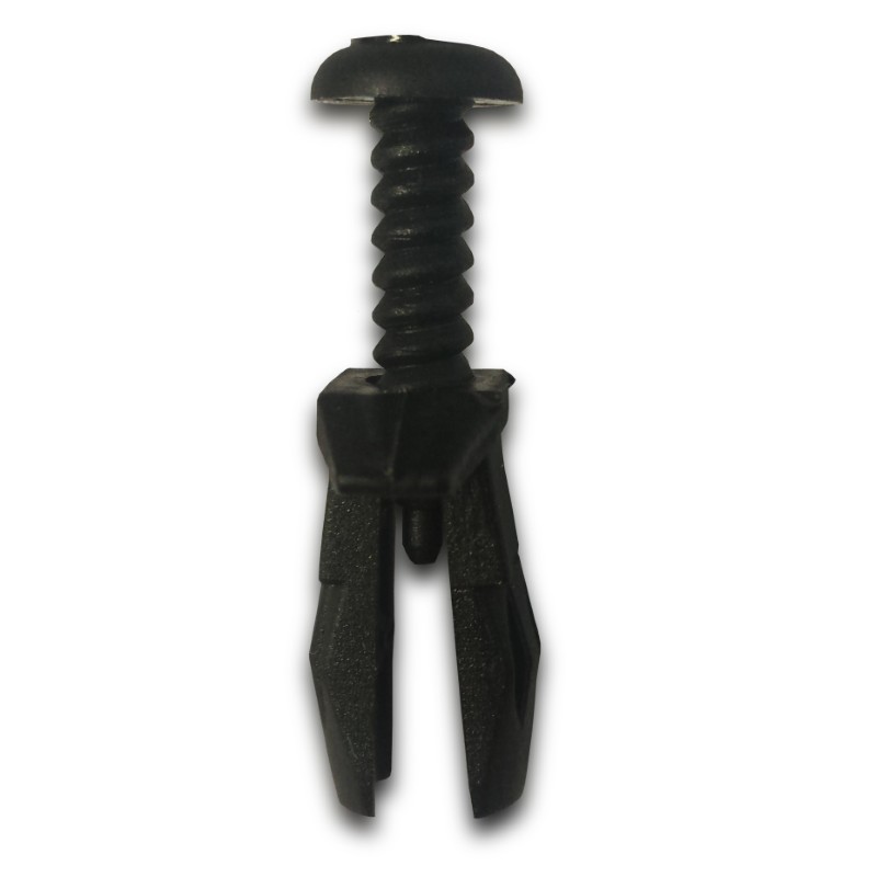 BMW Black Oblong Screw Rivet Pk2018mm x 14mm x 8mm Stem Diam.