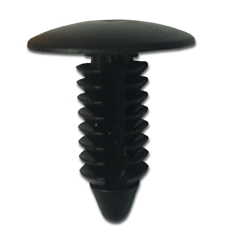 BMW & General Purpose Black Fir Tree Pk5018mm x 28mm x 7mm Stem Diam.