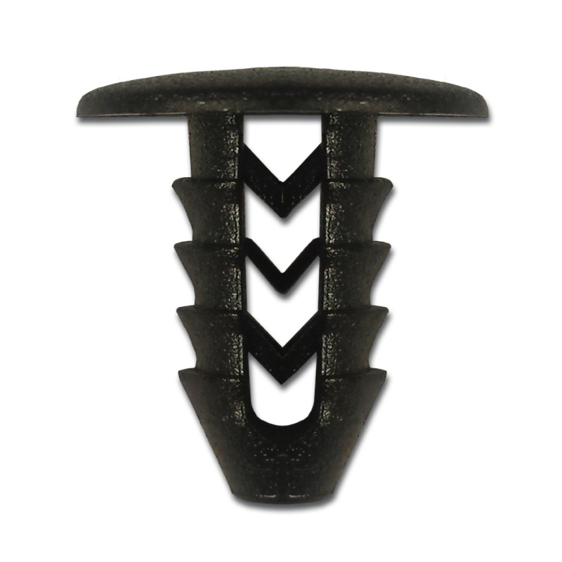 Fiat Black Trim Button Pk5016mm x 17mm x 8mm Stem Diam.