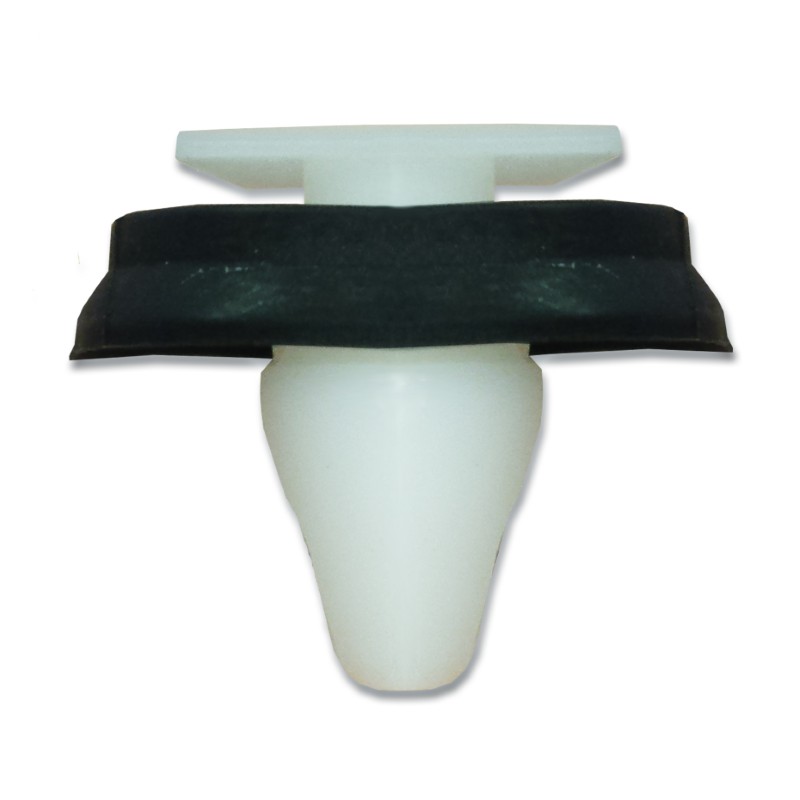 Fiat White Moulding Clip with Sealer Pk5019mm x 15mm x 10mm Stem Diam.
