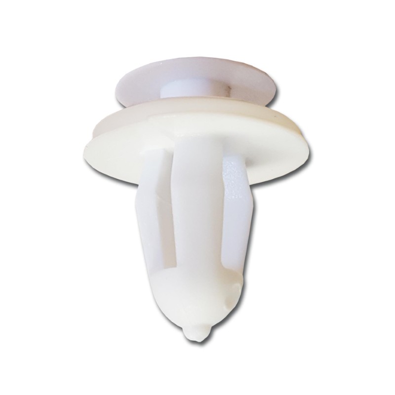 Hyundai & Toyota White Panel Clip Pk2018mm x 14mm x 8mm Stem Diam.