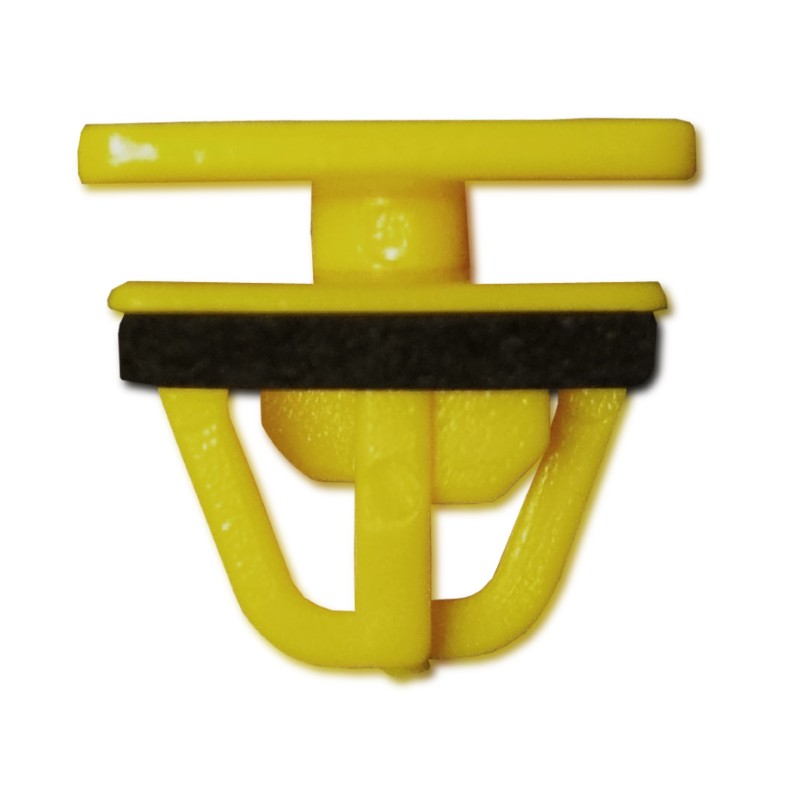 Hyundai Yellow Rocker Panel Clip Pk2020mm x 16mm x 10mm Stem Diam.