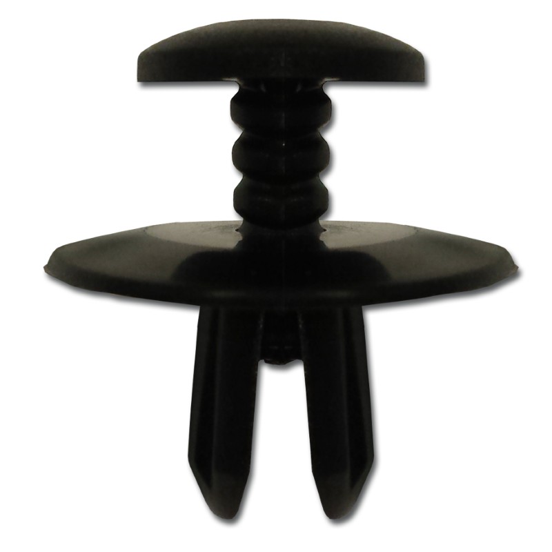 Mercedes & BMW Black Screw Rivet Pk5020mm x 11mm x 7mm Stem Diam.