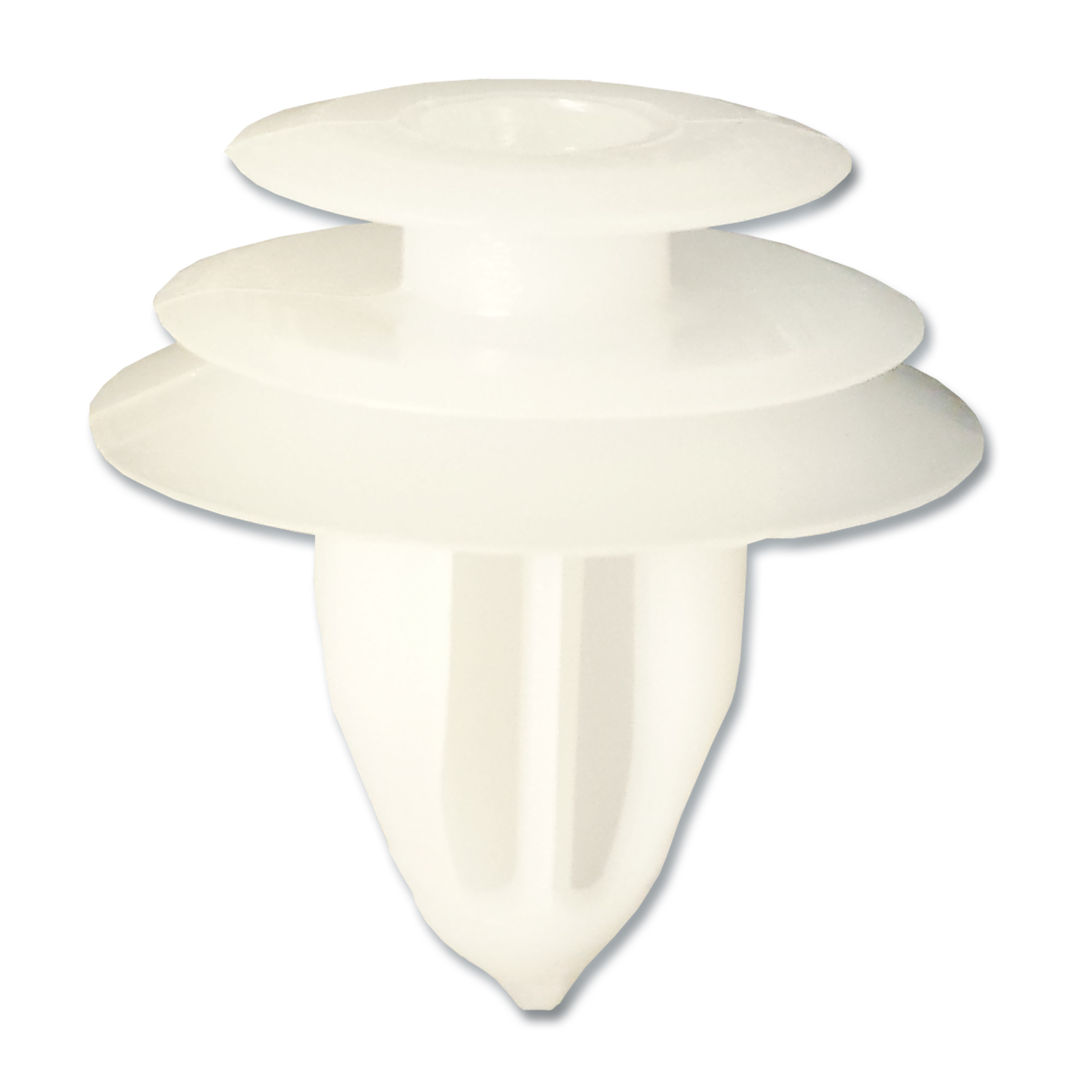 Toyota White Panel Clip Pk5018mm x 14mm x 9mm Stem Diam.