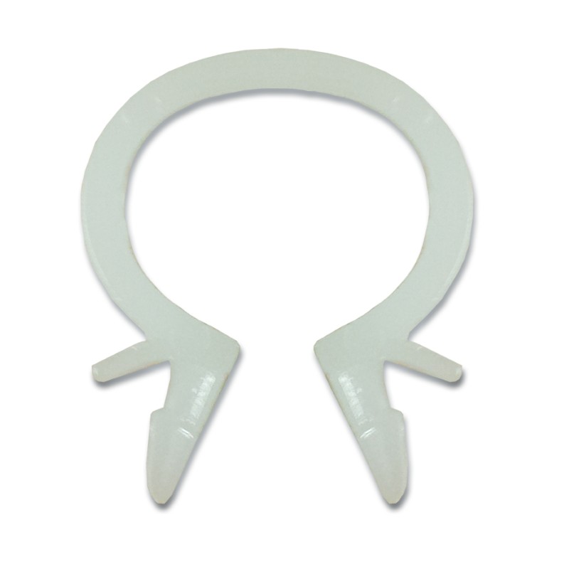 White 17mm Omega Clip Pk5017mm Max Diameter