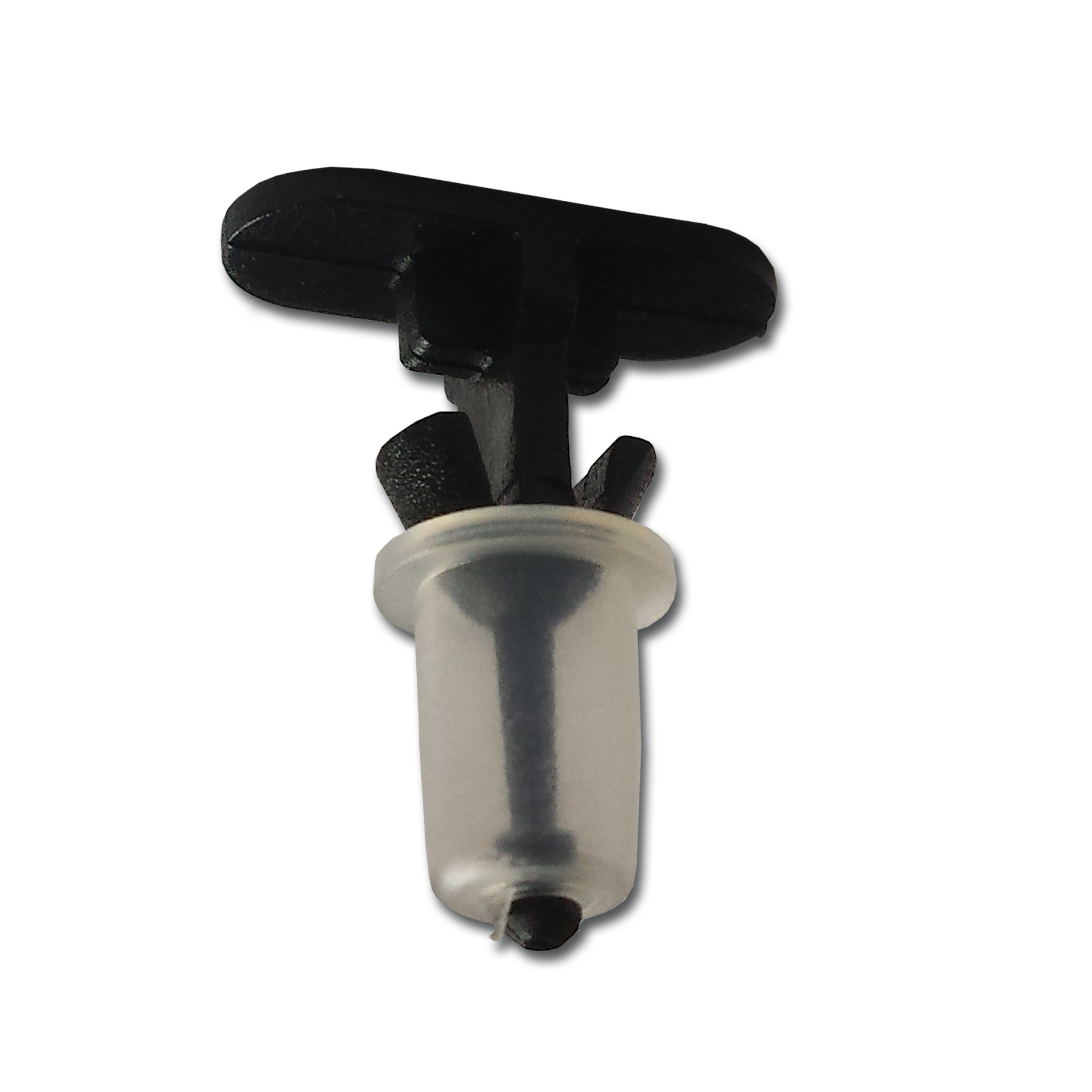 VW Trsptr Moulding Clip C/W Snapsac Pk50Head 15.5mm x Stem 18mm x Hole Size 6mm