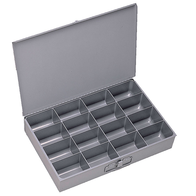 16 Compartment Small Scoop Box Pk1W=13in. D=9in. H=2in. / 16 Compartments