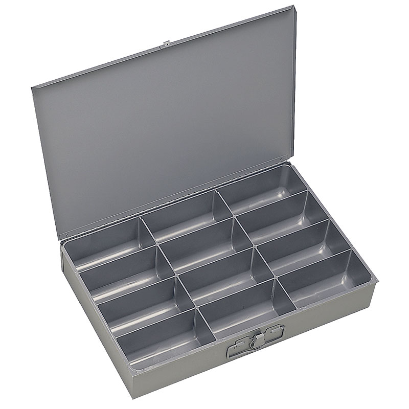 12 Compartment Small Scoop Box Pk1W=13in. D=9in. H=2in. / 12 Compartments