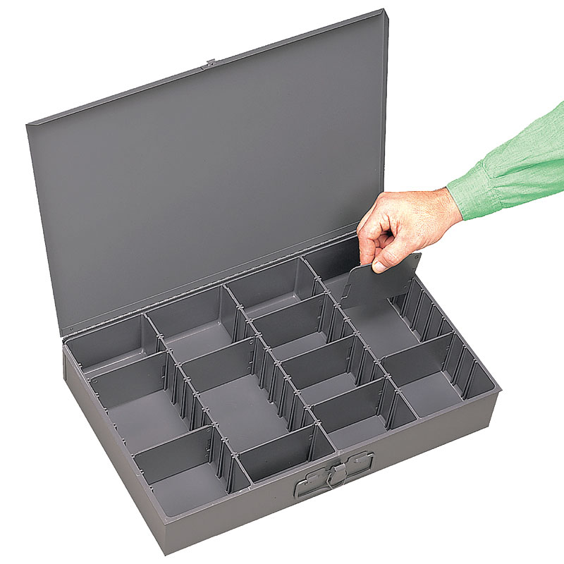 Adjustable Small Scoop Box Pk1W=13in. D=9in. H=2in. / Adj Compartments