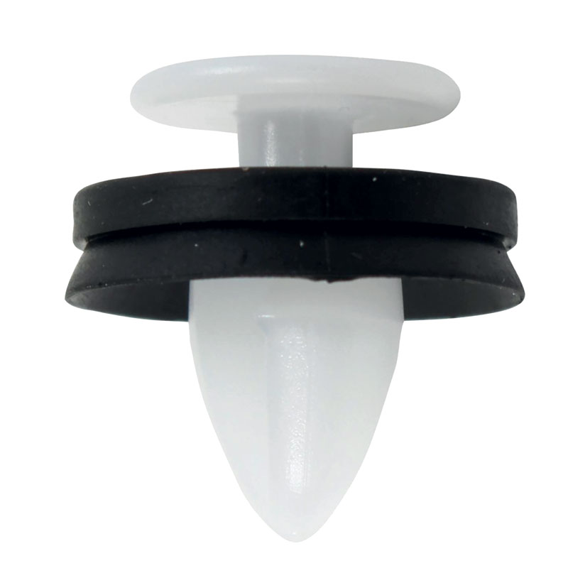 Renault Panel Clip C/W Sealer Pk50Head 18mm x Stem 11mm x 10mm Hole