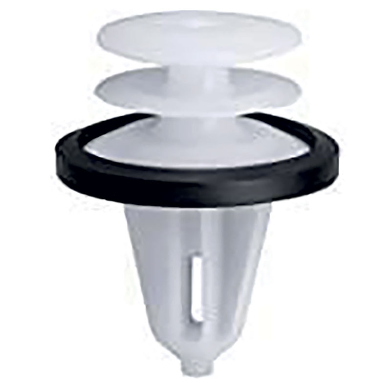 Tesla White Trim Panel Clip Pk50Head 22mm / Stem Length 17mm /  Hole 10mm