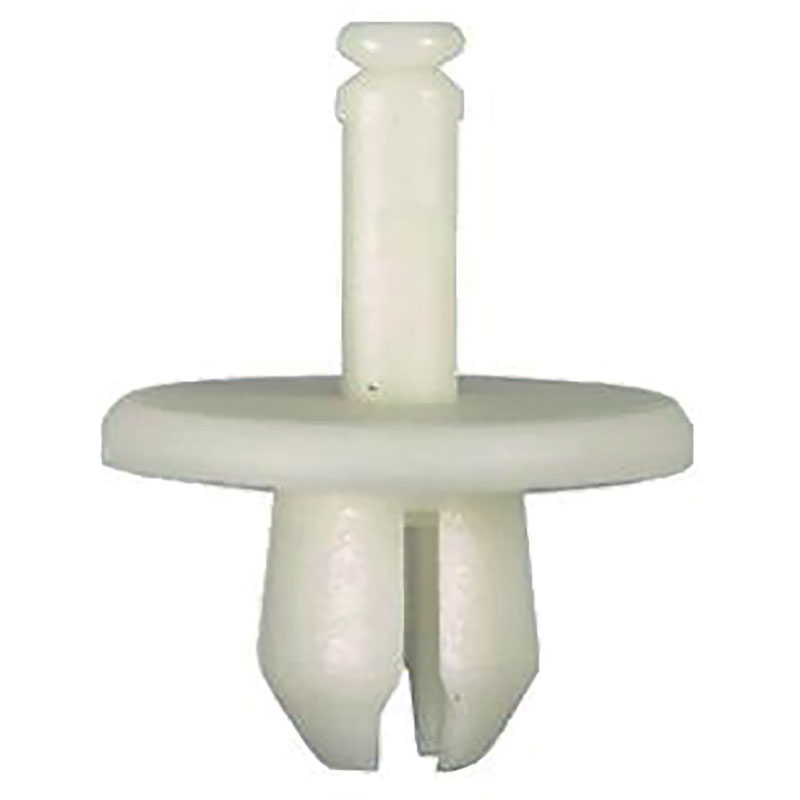 BMW White Side Skirt Drive Rivet  Pk50Head 18.5mm / Stem Length 9.5mm / Hole 8mm