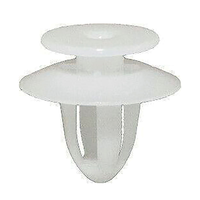 BMW White Tailgate Trim Clip Pk50Head 18mm / Stem Length 13mm / Hole 9mm