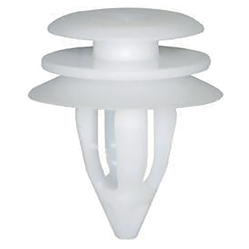 BMW White Door Trim Panel Clip  Pk50Head 18mm / Stem Length 14mm / Hole 9.5mm