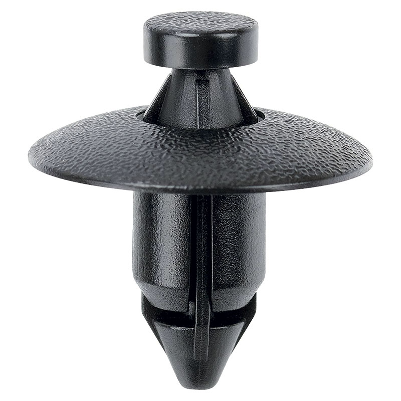 Volvo Black Trim Panel Push Rivet Pk50Head 20mm / Stem Length 13.5mm / Hole 8mm