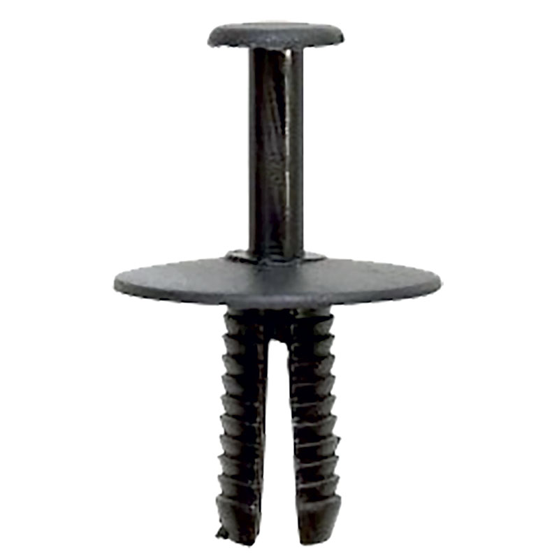 GM Black Push Rivet Pk50
