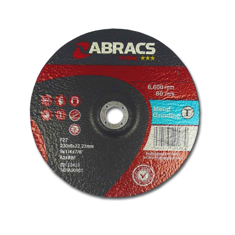 115mm x 6.0mm x 22mm Grinding Discs x5