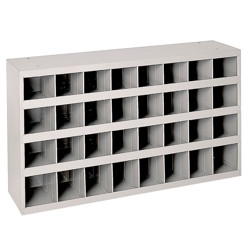 32 Compartment Bin Rack Pk1W=33in. D=12in. H=19in. / 32 Bin