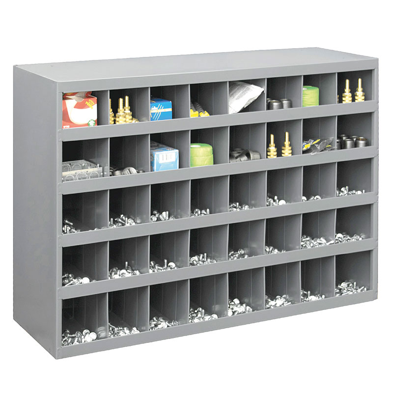 40 Compartment Bin Rack Pk1W=33in. D=12in. H=23in. / 40 Bin
