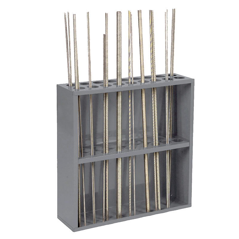 Threaded Rod Rack Pk1W=24in. D=7in. H=24in. / 18 Hole