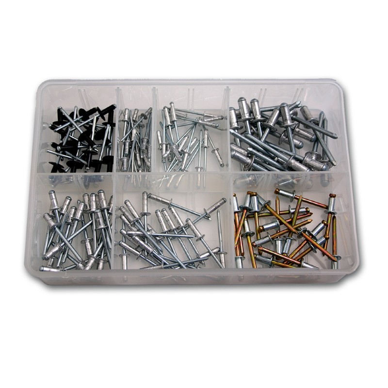 Assorted Popular Rivets Box140pc